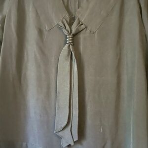 Black dress with tie